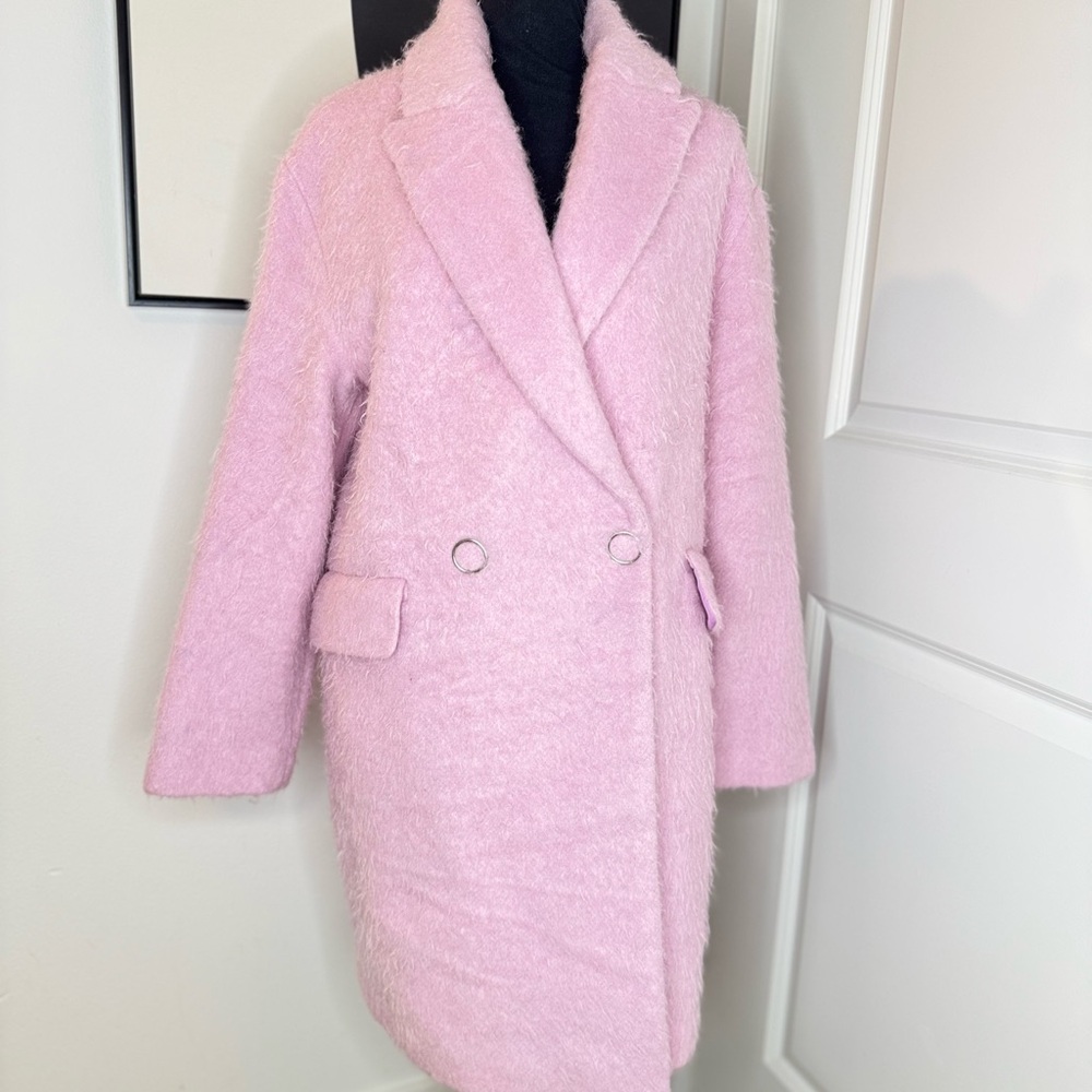 ASOS Soft Pink Teddy Jacket